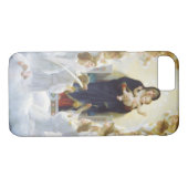 Jungfrau Maria und Jesus mit Engeln Case-Mate iPhone Hülle (Rückseite (Horizontal))