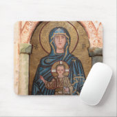 Jungfrau Maria und Jesus Mosaik Mousepad (Mit Mouse)