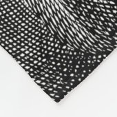 Jungfrau Maria und Jesus Schwarz und Weiß Fleecedecke (Ecke)