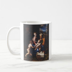 Jungfrau Maria und Kind mit Johannes dem Täufer Kaffeetasse