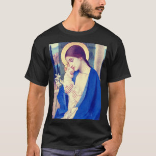 Jungfrau Maria und Kind von Marianne Stokes T-Shirt