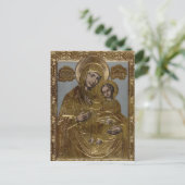 Jungfrau Maria und Säugling Jesus Christus Postkarte (Stehend Vorderseite)