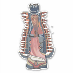Jungfrau Maria Unsere Liebe Frau von Guadalupe Mal Aufkleber