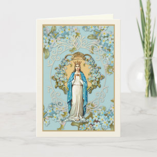 Jungfrau Maria Unsere Liebe Frau von Knock Religiö Karte