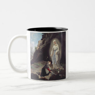 Jungfrau Maria von Lourdes Zweifarbige Tasse