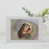 Jungfrau Mary 2 Einladung (Stehend Vorderseite)