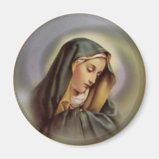 Jungfrau Mary 2 Magnet (Vorne)