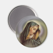 Jungfrau Mary 2 Magnet (Vorderseite/Rückseite)