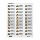 Jungfrau Mary Adress Label (Vorne)
