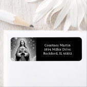 Jungfrau Mary Adress Label (Insitu)