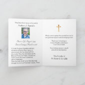 Jungfrau Mary American Flag Beileid Danke (Innenseite)