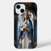 Jungfrau Mary and Baby Jesus Case-Mate iPhone Hülle (Rückseite)