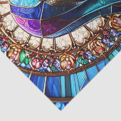 Jungfrau Mary and Baby Jesus Halted Glass Seidenpapier (Detail)