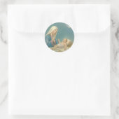 Jungfrau Mary and Baby Jesus Runder Aufkleber (Tasche)