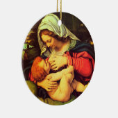 Jungfrau Mary and Child Keramik Ornament (Rechts)