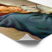 Jungfrau Mary and Child Madonna of the Streets Poster (Ecke)