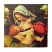 Jungfrau Mary and Child von Andrea Solario Fliese (Vorderseite)