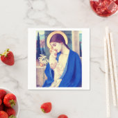 Jungfrau Mary and Child von Marianne Stokes Serviette (Beispiel)