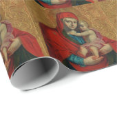 Jungfrau Mary and Jesus Child von Jan Rombauer Geschenkpapier (Rolleneckpunkt)