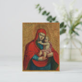 Jungfrau Mary and Jesus Child von Jan Rombauer Postkarte (Stehend Vorderseite)