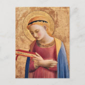 Jungfrau Mary Annuncion von Fra Angelico Postkarte (Vorderseite)