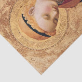 Jungfrau Mary Annuncion von Fra Angelico Seidenpapier (Ausschnitt)