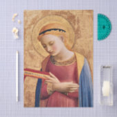 Jungfrau Mary Annuncion von Fra Angelico Seidenpapier (Handwerk)