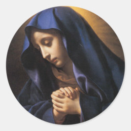 Jungfrau Mary Aufkleber