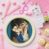 Jungfrau Mary, Baby Christus Jesus, mit Engeln Pappteller (Party)