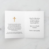 Jungfrau Mary Baby Jesus Beerdigung Beileid Beilei Karte (Innenseite)