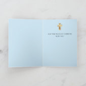 Jungfrau Mary Beileid Faltkarte Karte (Innenseite)