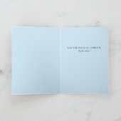 Jungfrau Mary Blue Beileid Karte (Innenseite)