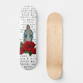 JUNGFRAU MARY BOARD SKATEBOARD (Vorderseite)