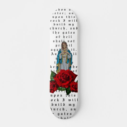JUNGFRAU MARY BOARD SKATEBOARD (Vorne)