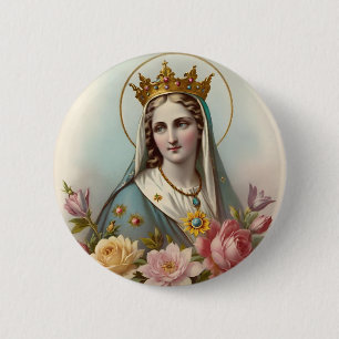 Jungfrau Mary Button