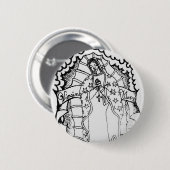 Jungfrau Mary Button (Vorne & Hinten)