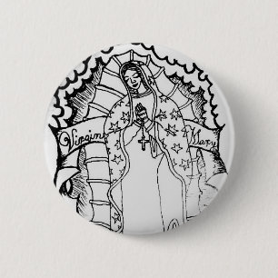 Jungfrau Mary Button