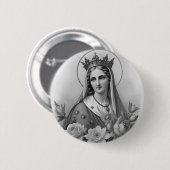 Jungfrau Mary Button (Vorne & Hinten)
