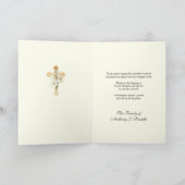 Jungfrau Mary Condolence Beerdigung Danke (Innenseite)