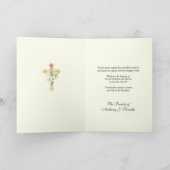 Jungfrau Mary Condolence Beerdigung Danke (Innenseite)