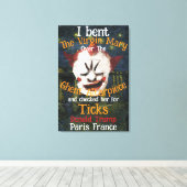 Jungfrau Mary Donald TRUMP Ticks Parasiten Leinwanddruck (Insitu (Holzboden))