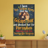 Jungfrau Mary Donald TRUMP Ticks Parasiten Leinwanddruck (Insitu (Wohnzimmer))