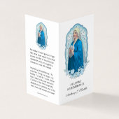 Jungfrau Mary doves katholische Beerdigung Heilige Visitenkarten (Vorderseite)