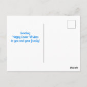 Jungfrau Mary Easter Segnungen Postkarte (Rückseite)