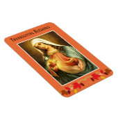 Jungfrau Mary Erntedank Segen Herbstuntergänge Magnet (Rechte Seite)