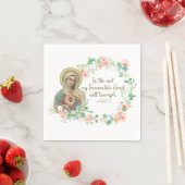 Jungfrau Mary Fatima Immaculate Heart Ukraine Russ Serviette (Beispiel)