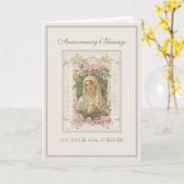 Jungfrau Mary Floral Karte (Gelbe Blume)