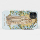 Jungfrau Mary floral Religiöse Lady of Fatima Case-Mate iPhone Hülle (Rückseite (Horizontal))