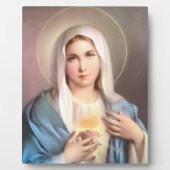 JUNGFRAU MARY FOTOPLATTE (Vorderseite)