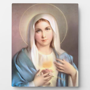 JUNGFRAU MARY FOTOPLATTE